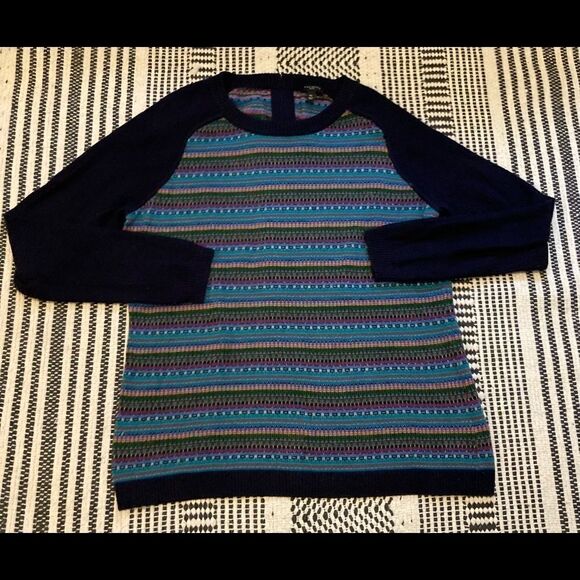 Vintage Talbots striped Sweater Medium - Picture 5 of 8